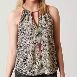 Lucky Brand Paisley Tank Top